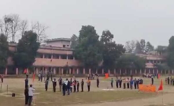 Town degree ground echoed with the cheer of Mother India