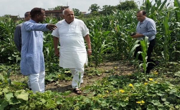 Krishi Mantri in Farm