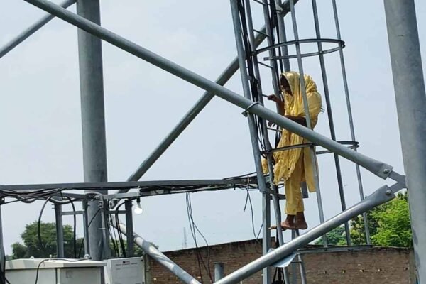 Girl on Tower